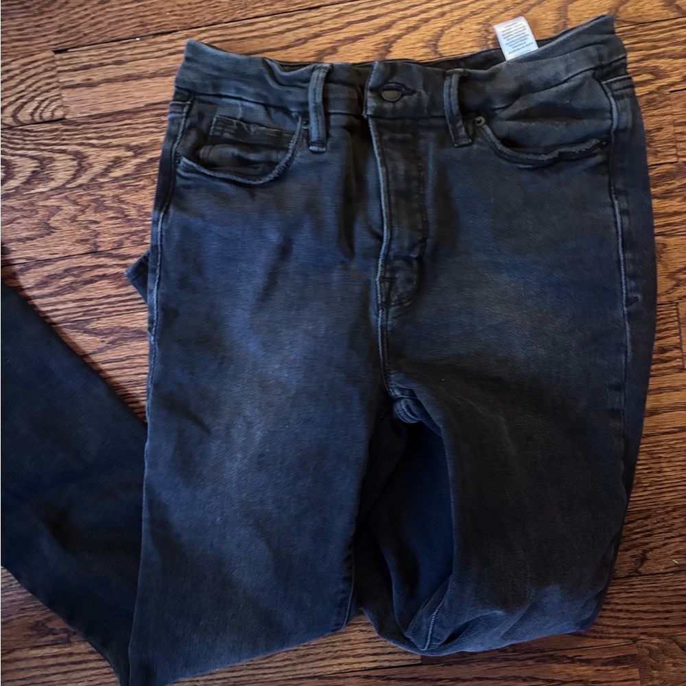 Good American Black Good Legs Jeans Sz 8/29